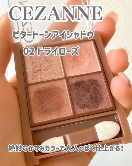 ビタートーンアイシャドウ/CEZANNE/パウダーアイシャドウを使ったクチコミ(4枚目)