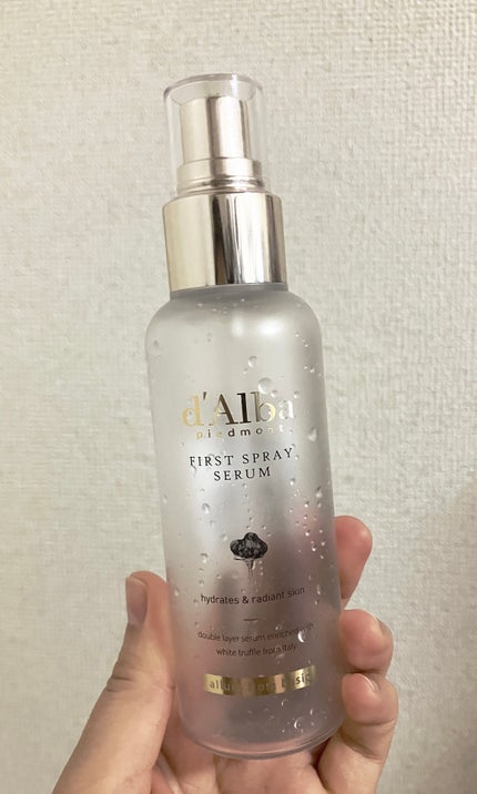 ダルバ ホワイトトリュフファーストスプレーセラム/ダルバ/ミスト状化粧水を使ったクチコミ(1枚目)