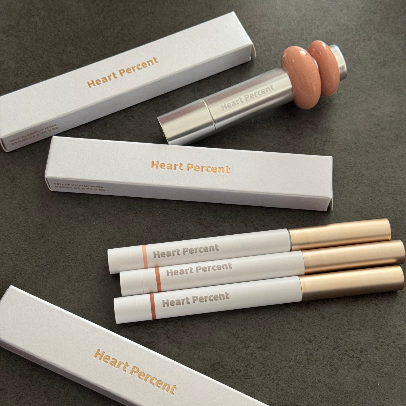 ドットオンムードリップペンシル/Heart Percent/リップライナーを使ったクチコミ(5枚目)