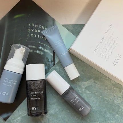 センシティブ スキン トライアルセット/OSAJI/トライアルキットを使ったクチコミ(2枚目)