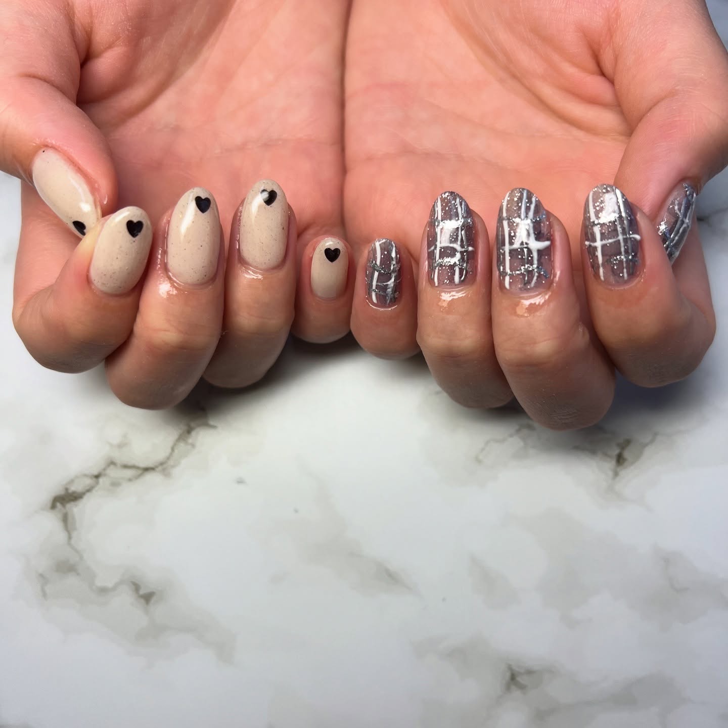 #ネイル,#ニュアンスネイルのネイルデザイン