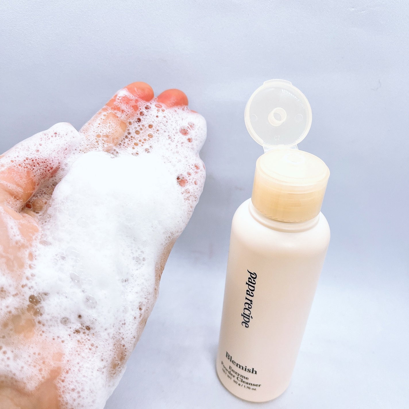 ブレミッシュ 酵素 洗顔パウダー/PAPA RECIPE/洗顔パウダーを使ったクチコミ(4枚目)