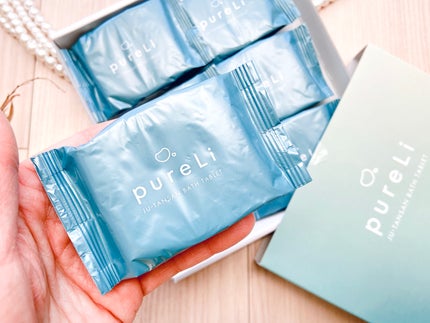 重炭酸バスタブレット/pureLi/炭酸系入浴剤を使ったクチコミ(5枚目)