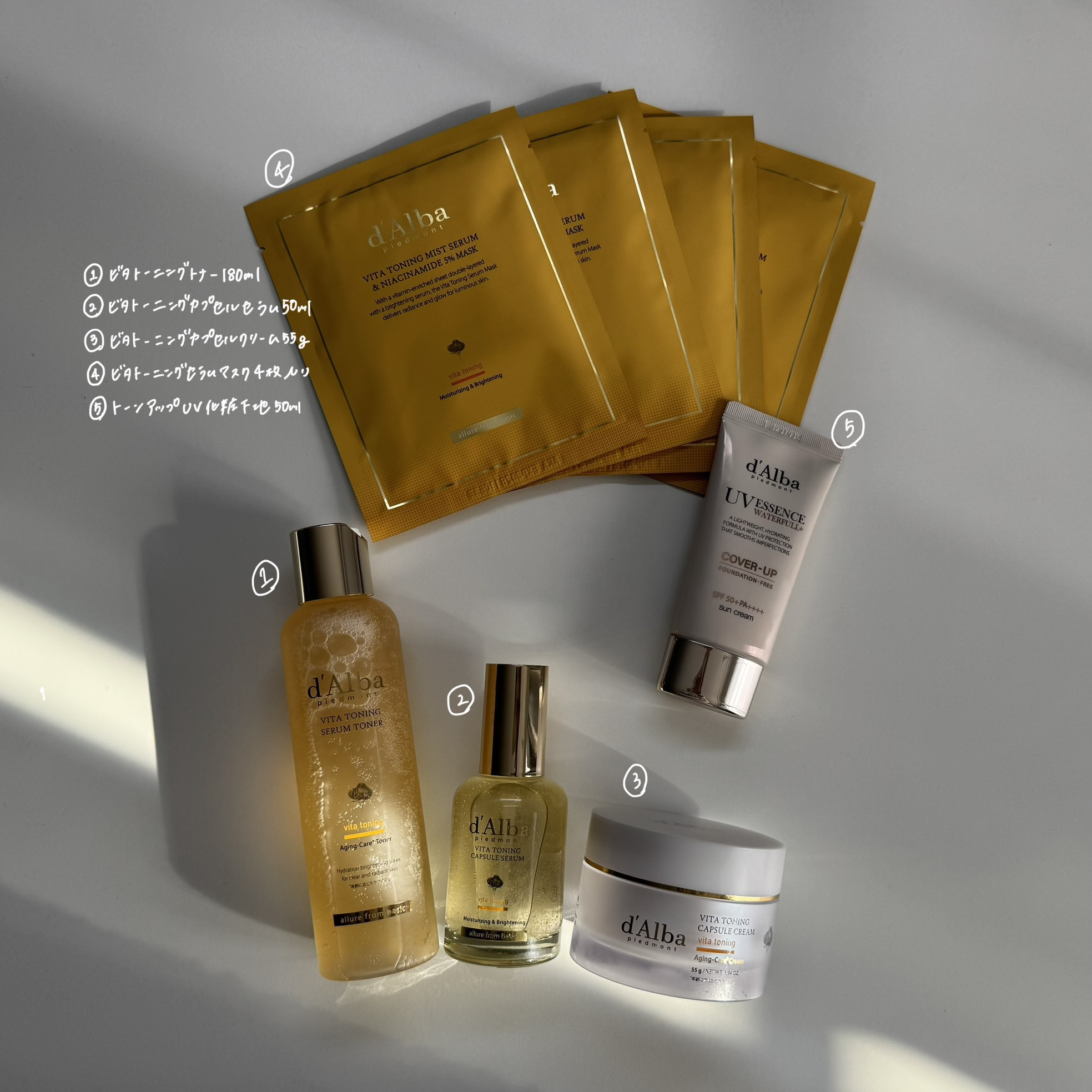 ビタトーニングカプセルセラム/ダルバ/美容液を使ったクチコミ（2枚目）