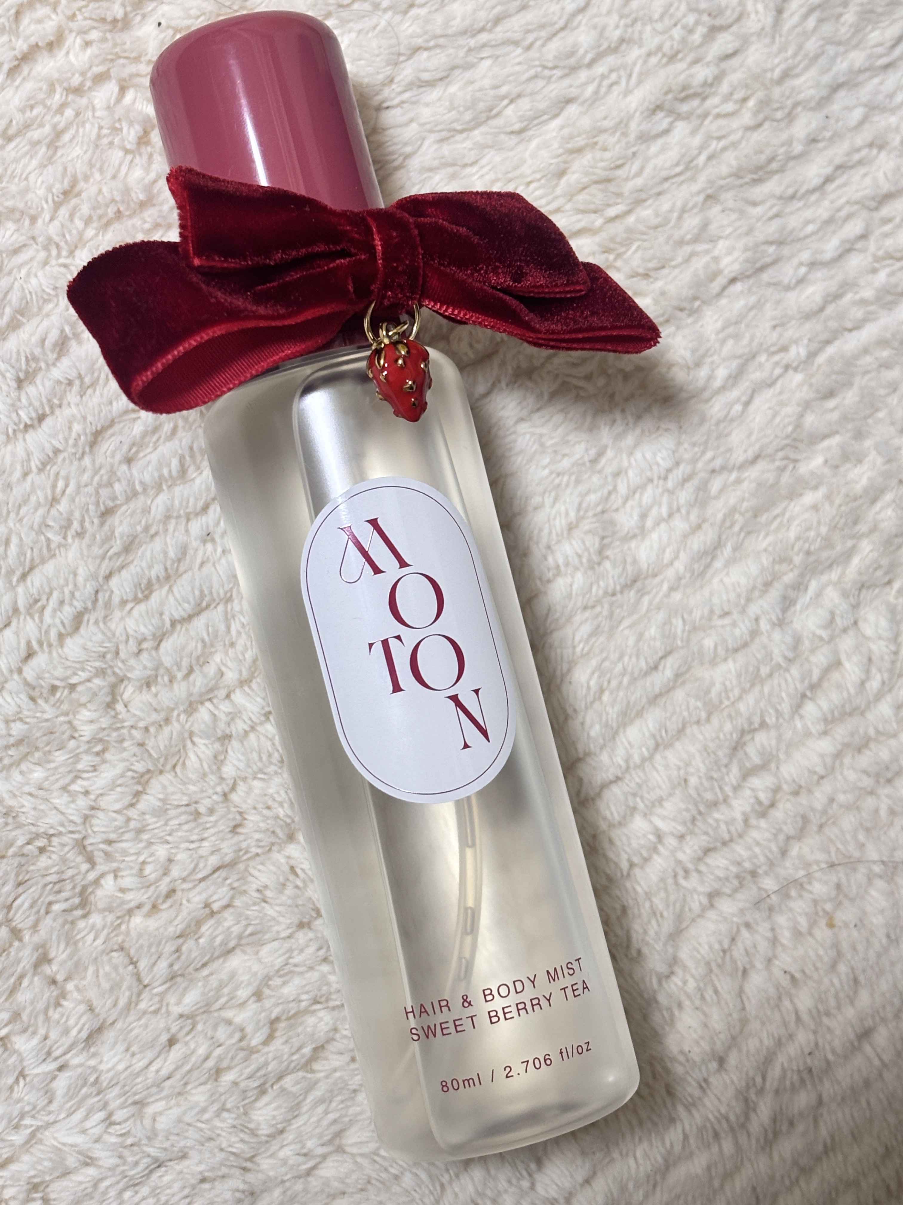 MOTON  ヘア&ボディミスト SWEET BERRY TEA/MOTON/香水(その他)を使ったクチコミ（1枚目）