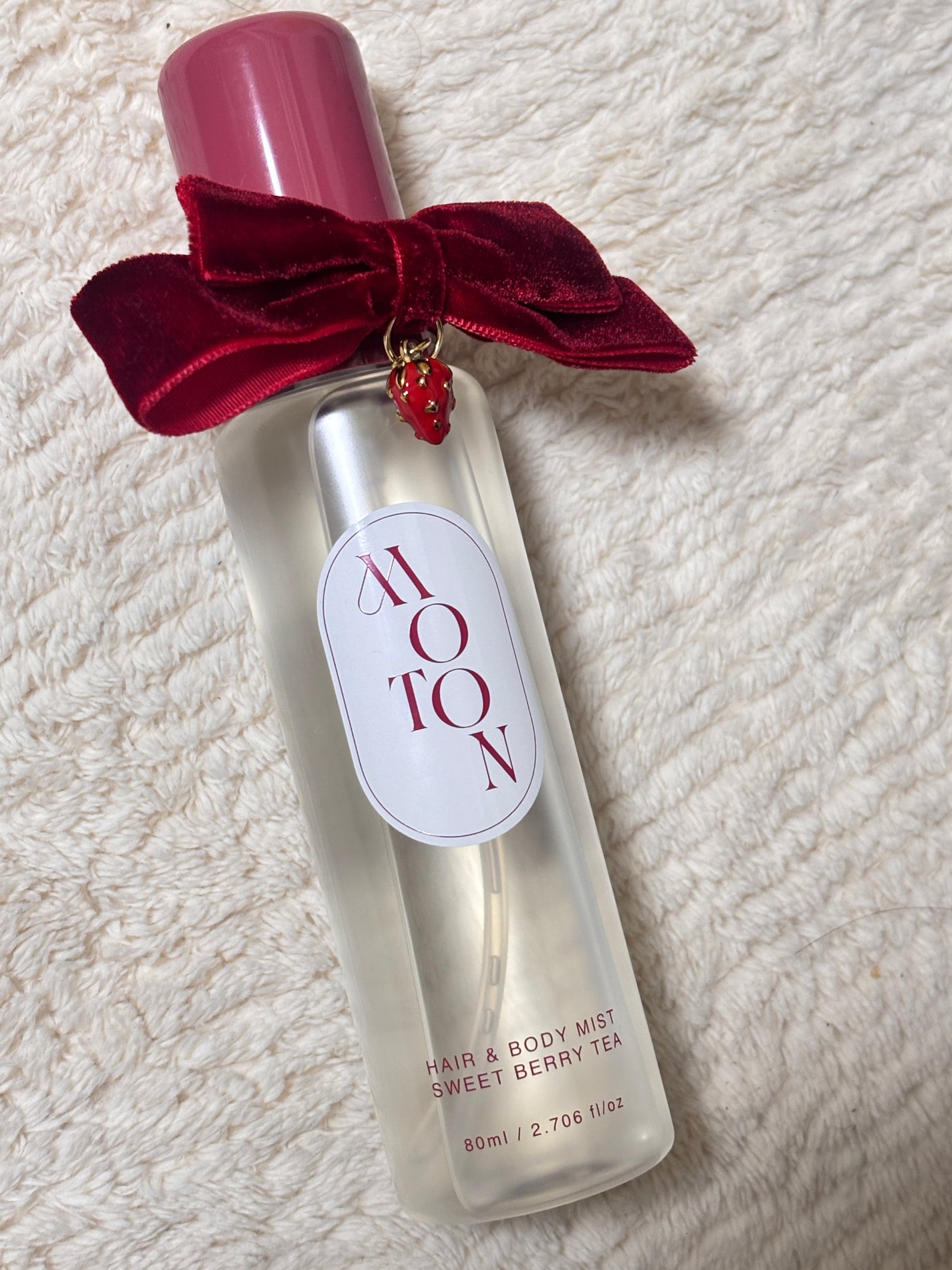 MOTON ヘア&ボディミスト SWEET BERRY TEA/MOTON/香水(その他)を使ったクチコミ(1枚目)