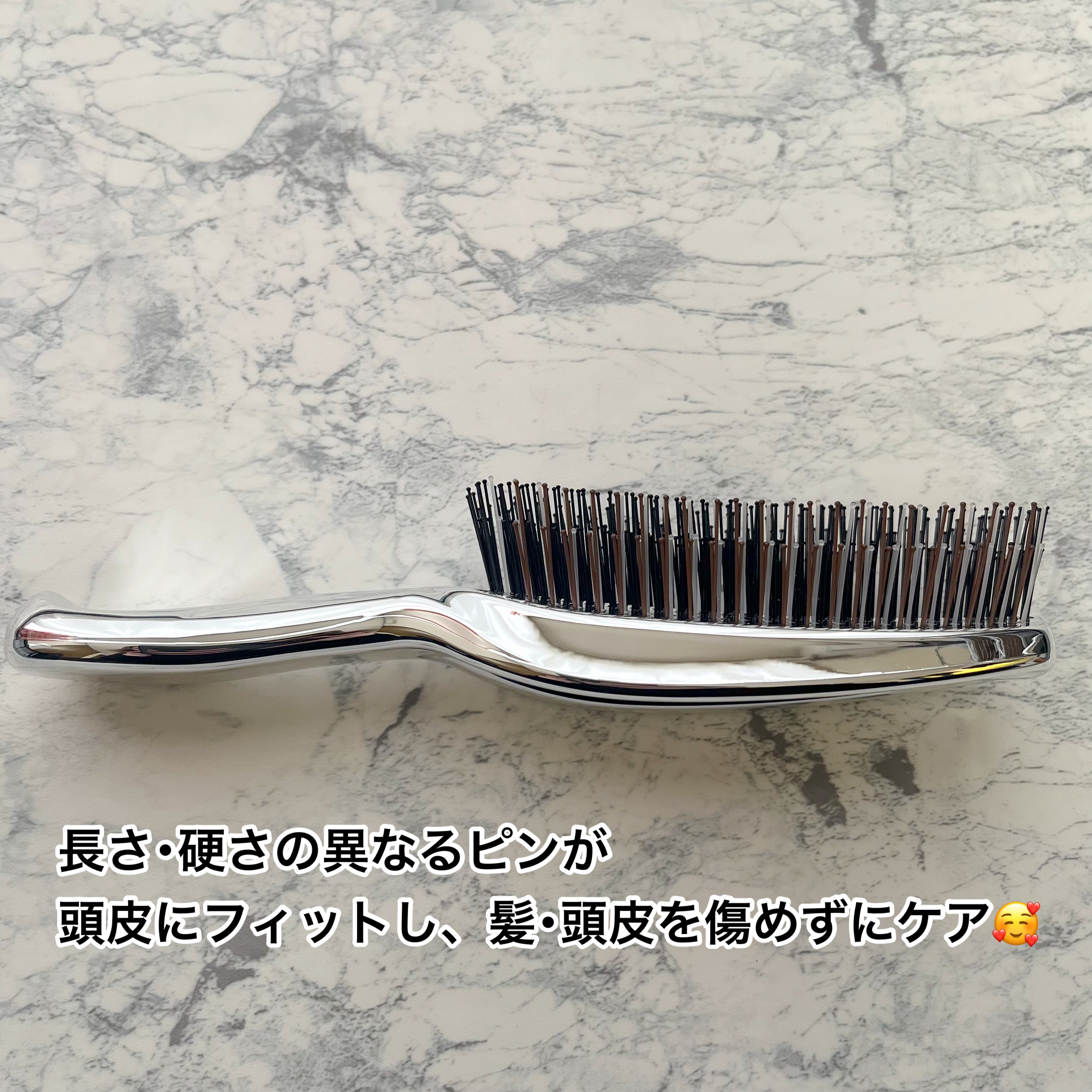 リノン スカルプケアブラシ/Linon/スカルプブラシを使ったクチコミ（3枚目）