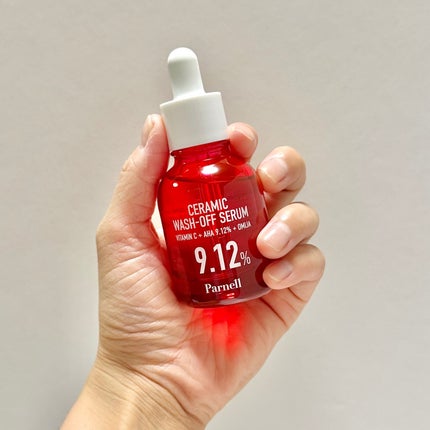 AHA 9.12 オミジャ 陶器肌 ウォッシュオフ セラム/parnell/美容液を使ったクチコミ(2枚目)