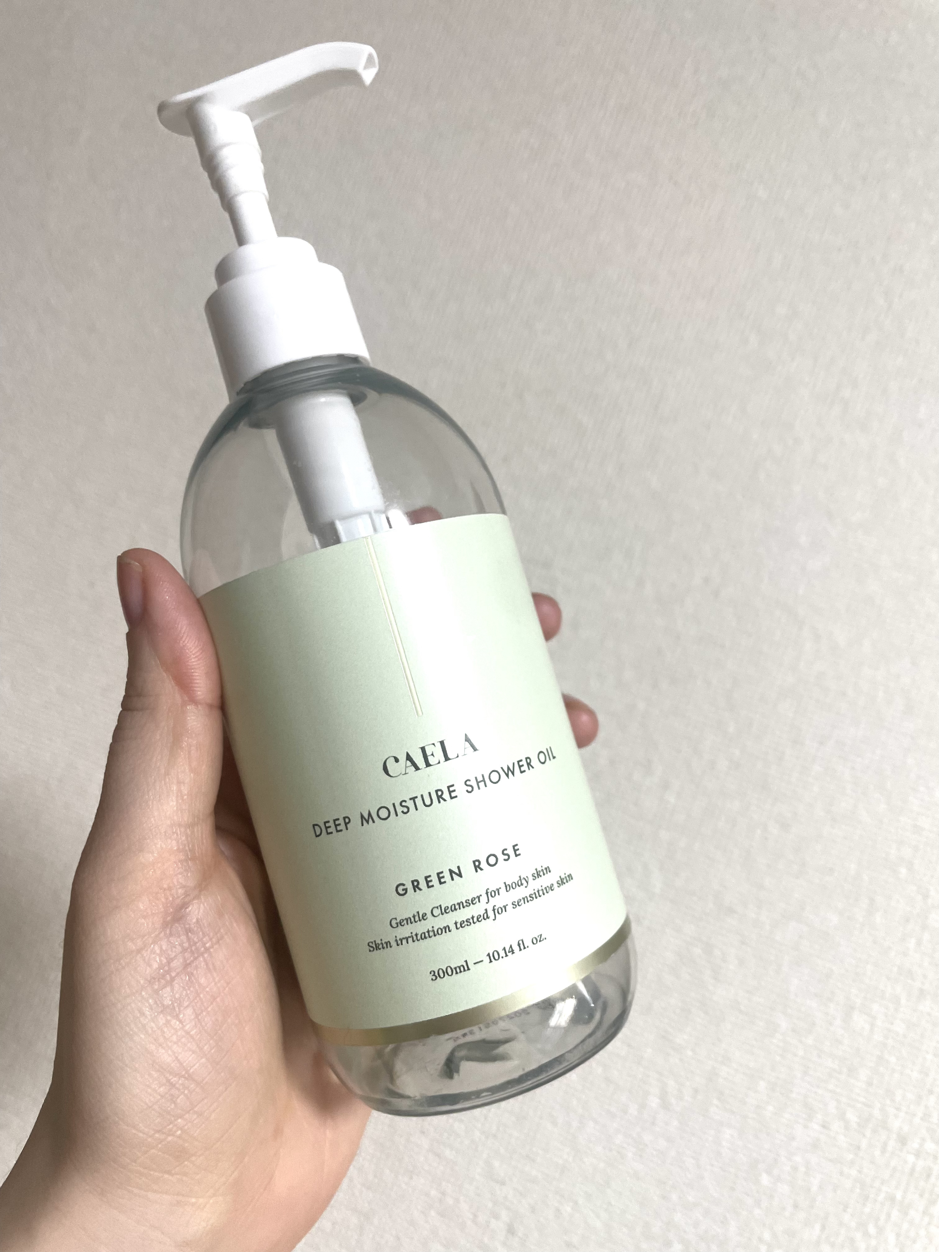 ディープ モイスチャー シャワー オイル グリーン ローズ/CAELA/ボディソープを使ったクチコミ（2枚目）