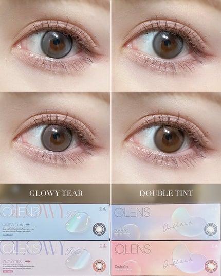 Double Tint 1day/OLENS/カラーコンタクトレンズを使ったクチコミ(1枚目)