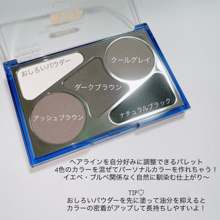 ヘアコンシーラーパレット&アーティスト デュアルブラシ/odiD/その他スタイリングを使ったクチコミ(2枚目)