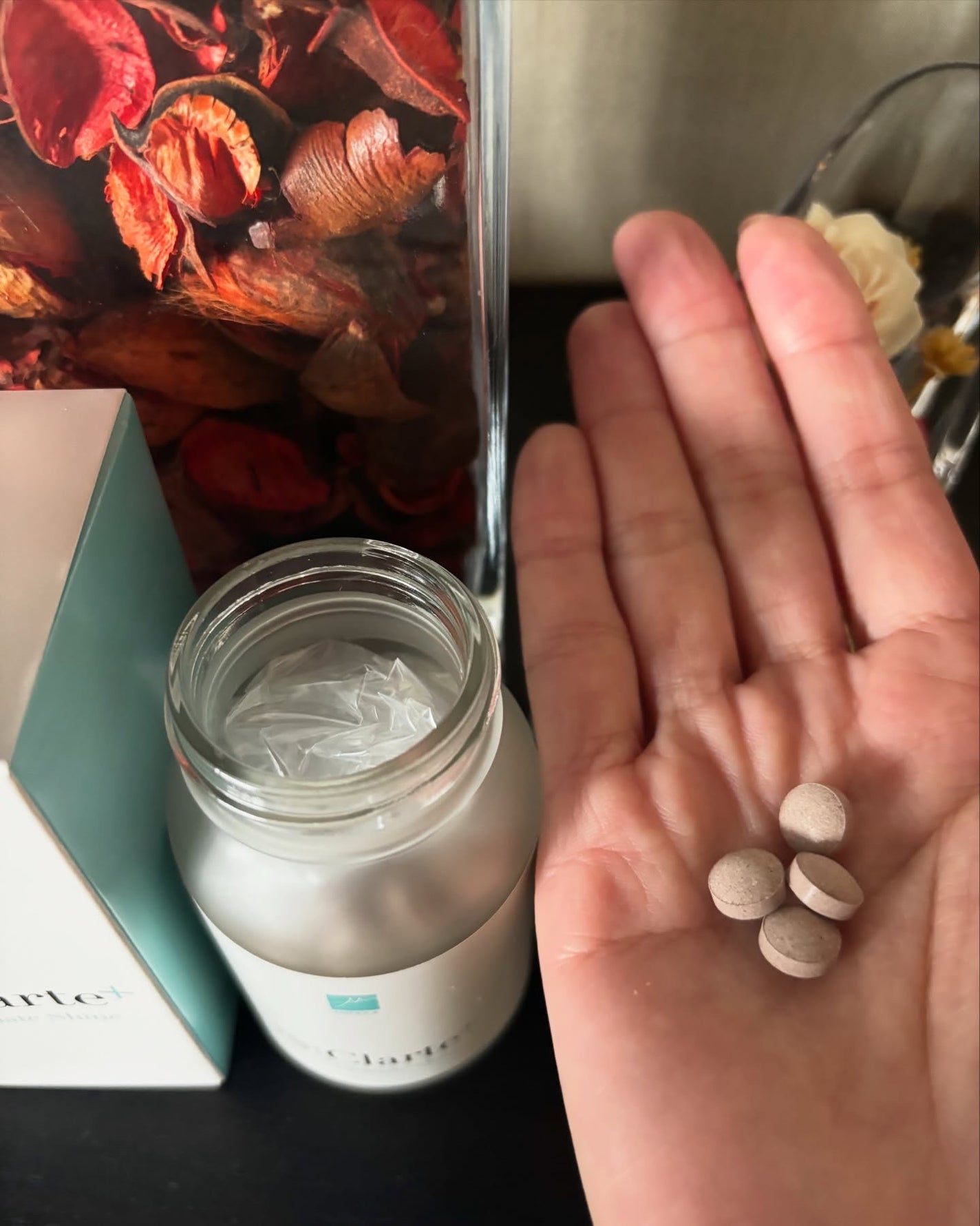 mochi ♡ →フォロバ on LIPS 「発酵成分配合でキレイのリズムはじまる🌟re:Clarte+(リ..」(2枚目)