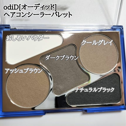 ヘアコンシーラーパレット&アーティスト デュアルブラシ/odiD/その他スタイリングを使ったクチコミ(2枚目)