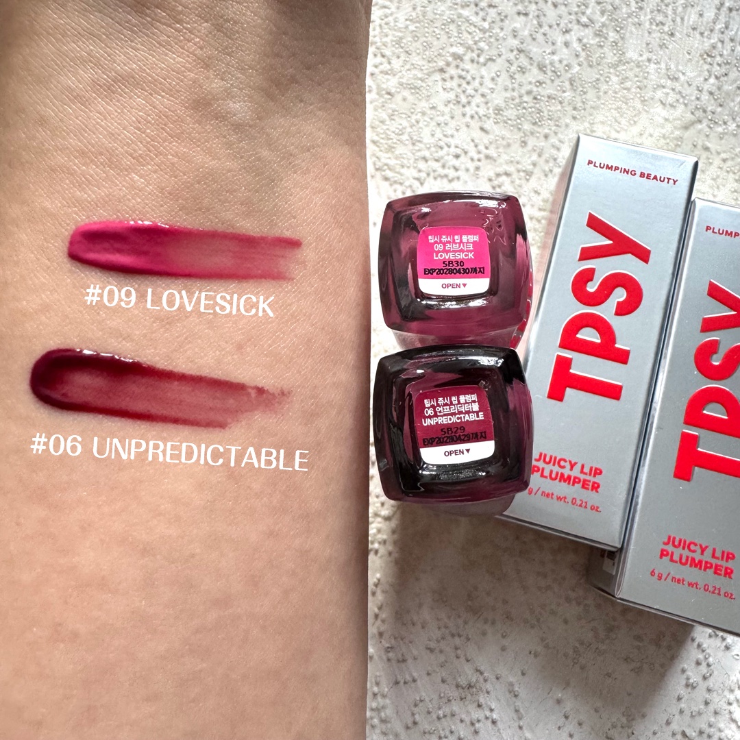 ジューシーリッププランパー6g #6 アンプリディクタブル/TPSY/リッププランパーを使ったクチコミ（2枚目）