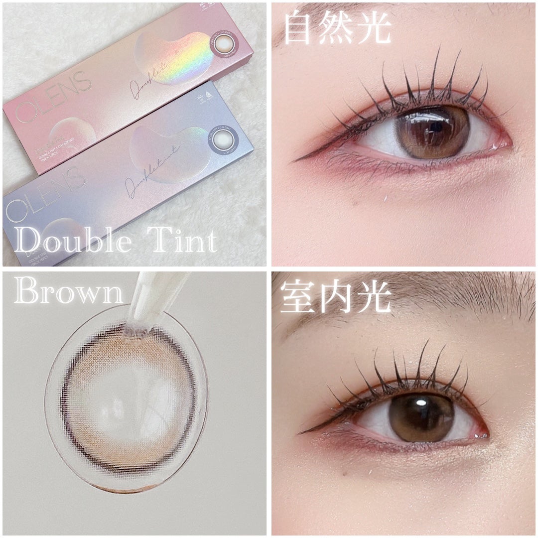 Double Tint 1day/OLENS/カラーコンタクトレンズを使ったクチコミ(3枚目)