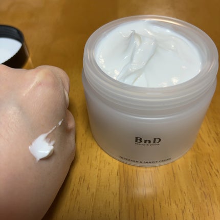 BnDアンダーアームクリーム(ボディクリーム)/BnD/デリケートゾーンケアを使ったクチコミ(3枚目)