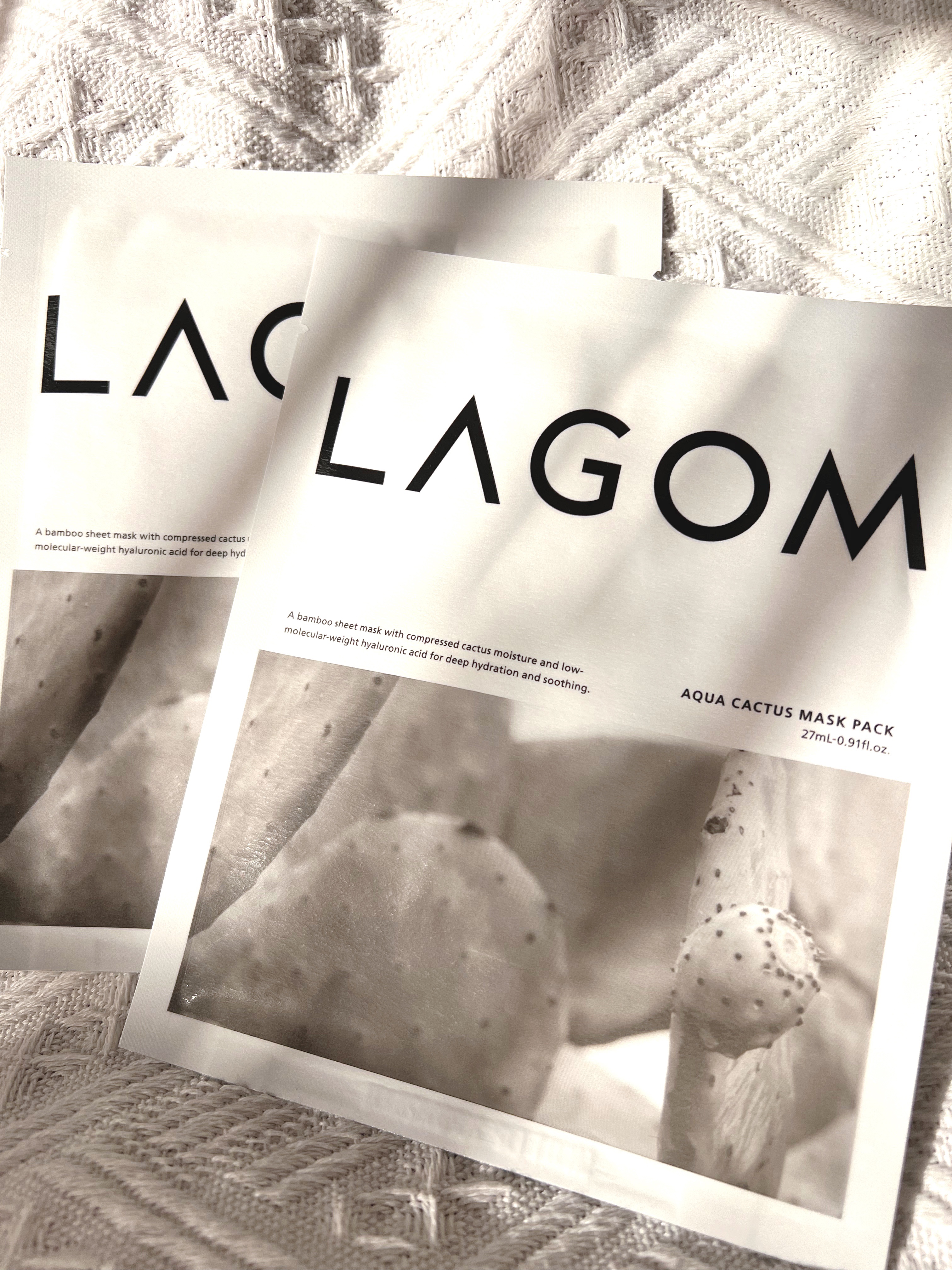 ディープモイスチャー スージングフェイスマスク（シートマスク）/LAGOM /シートマスク・パックを使ったクチコミ（1枚目）