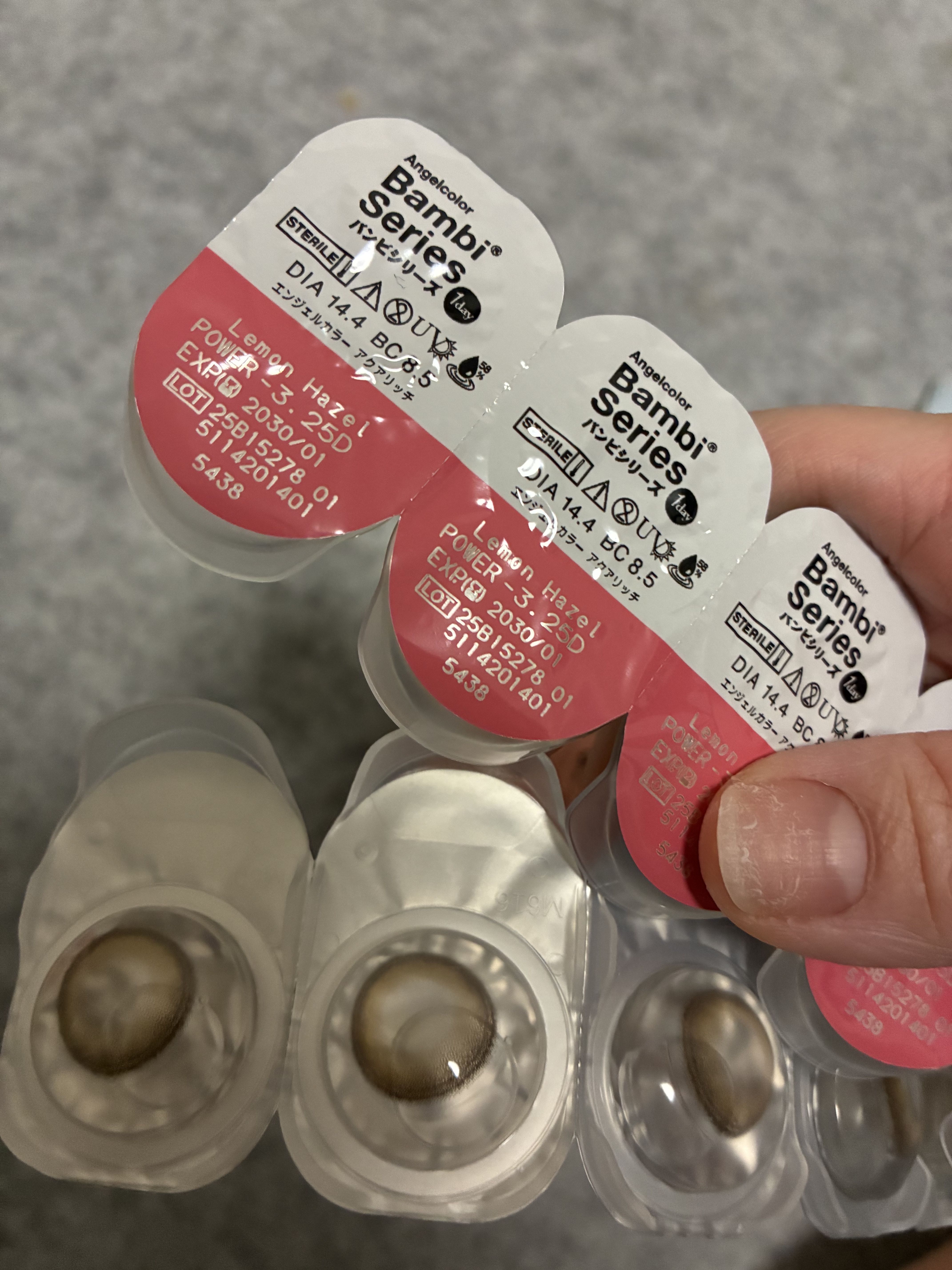 Angelcolor Bambi Series 1day /AngelColor/ワンデー（１DAY）カラコンを使ったクチコミ（3枚目）