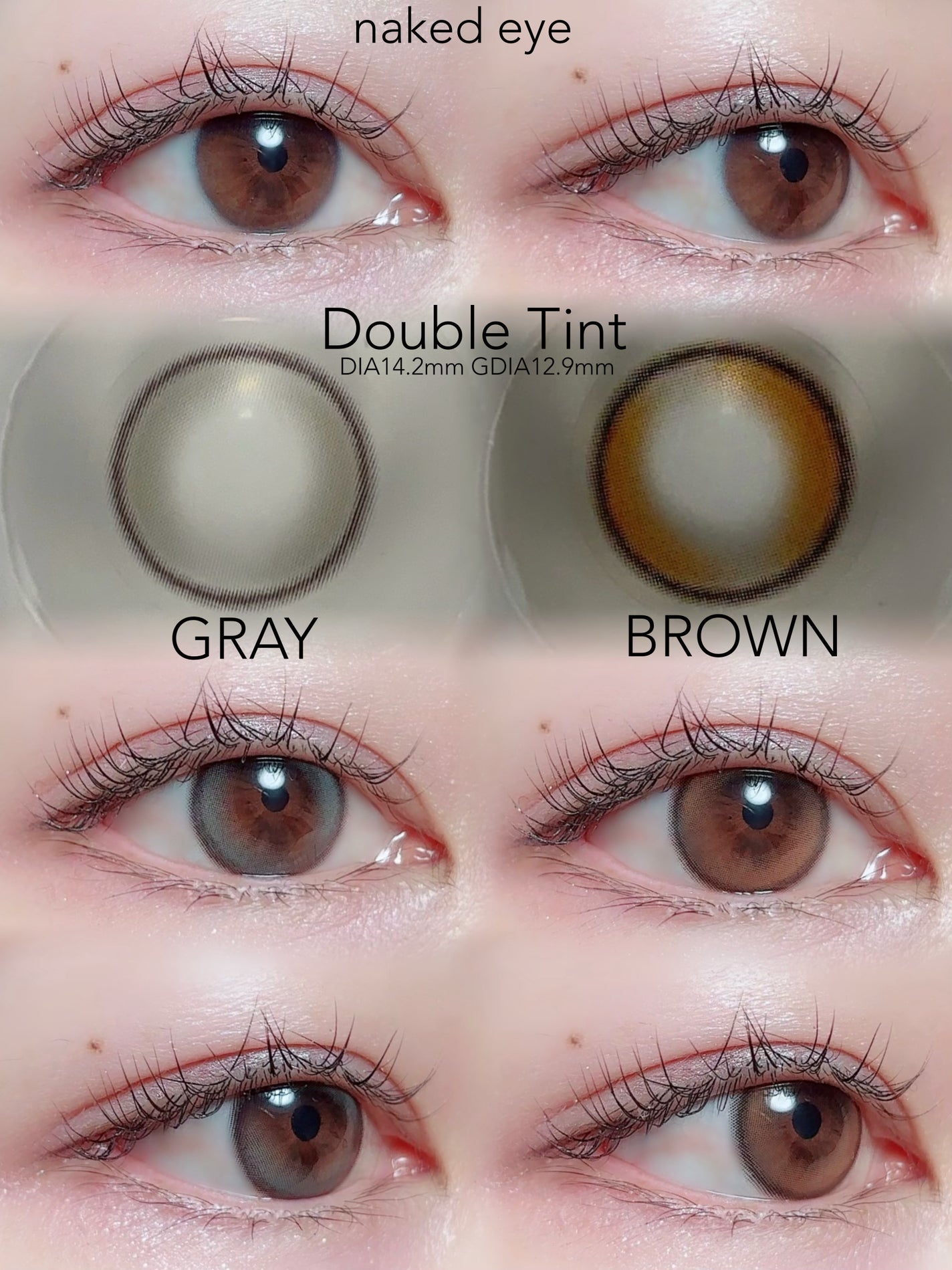 Double Tint 1day/OLENS/カラーコンタクトレンズを使ったクチコミ(3枚目)