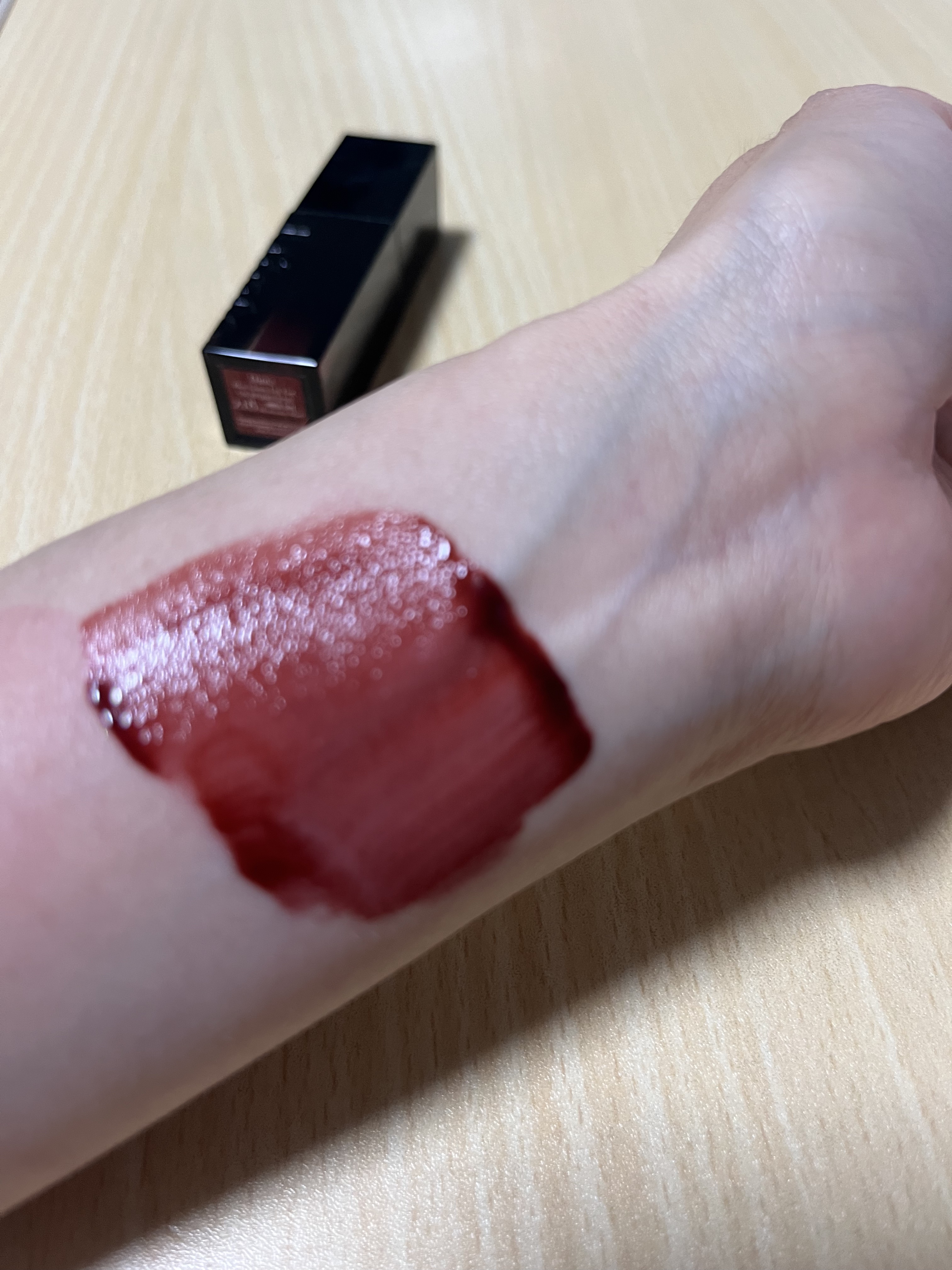 ブラーグロイリップティント 284 メメントモリ/Dinto/リップティントを使ったクチコミ（2枚目）