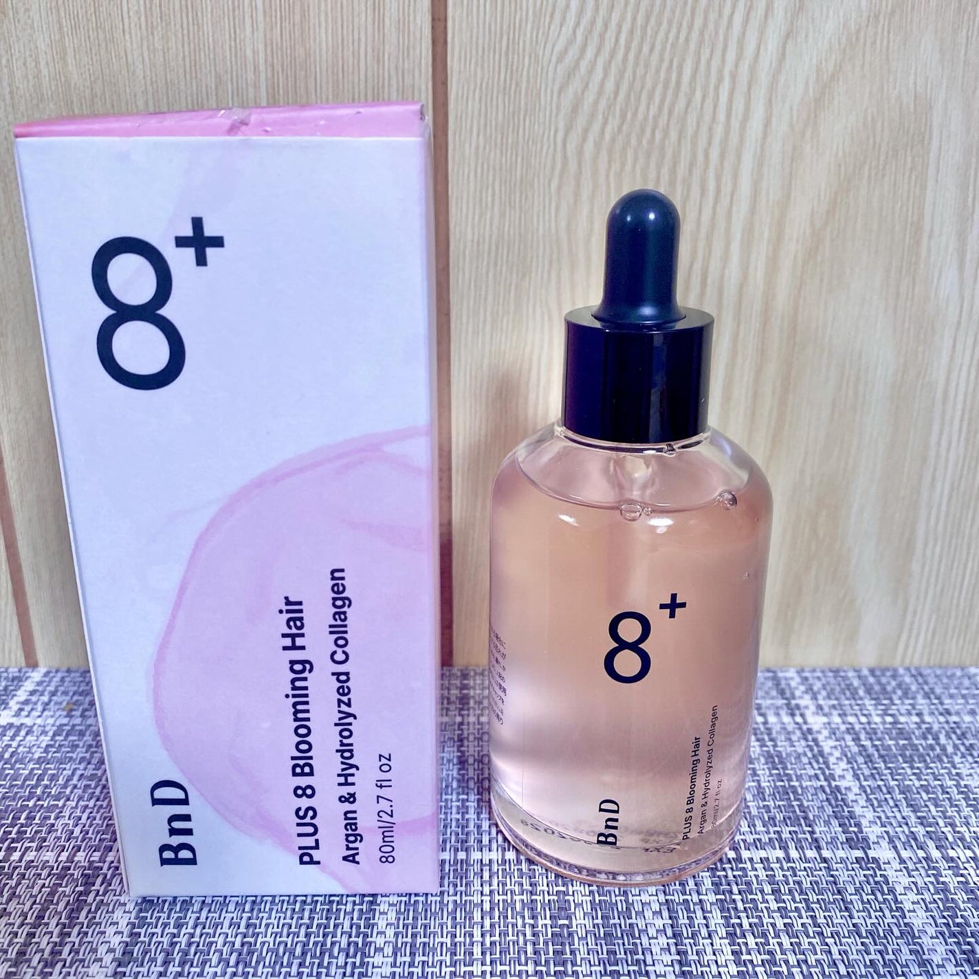 8+ブルーミングヘアオイル ナチュラルフローラルの香り/BnD/ヘアオイルを使ったクチコミ(1枚目)
