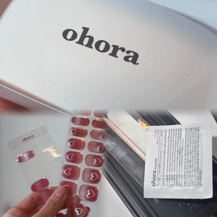 セミキュアジェルネイル(ハンド)/ohora/ネイルシールを使ったクチコミ(2枚目)