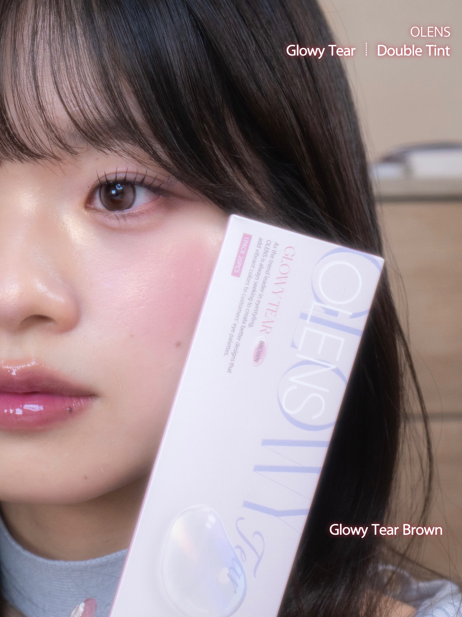 Double Tint 1day/OLENS/カラーコンタクトレンズを使ったクチコミ（3枚目）