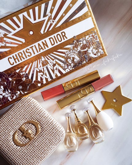 ルージュ ディオール シークイン リキッド デュオ(ホリデーコレクション 2025 限定品)/Dior/口紅・グロス・リップライナー・リップケアを使ったクチコミ(1枚目)