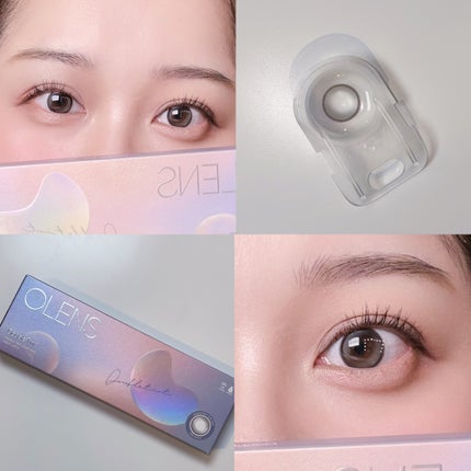 Double Tint 1day グレー/OLENS/カラーコンタクトレンズの画像