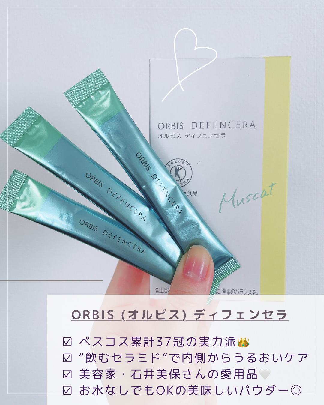 オルビス ディフェンセラ/オルビス/美容サプリメントを使ったクチコミ（2枚目）