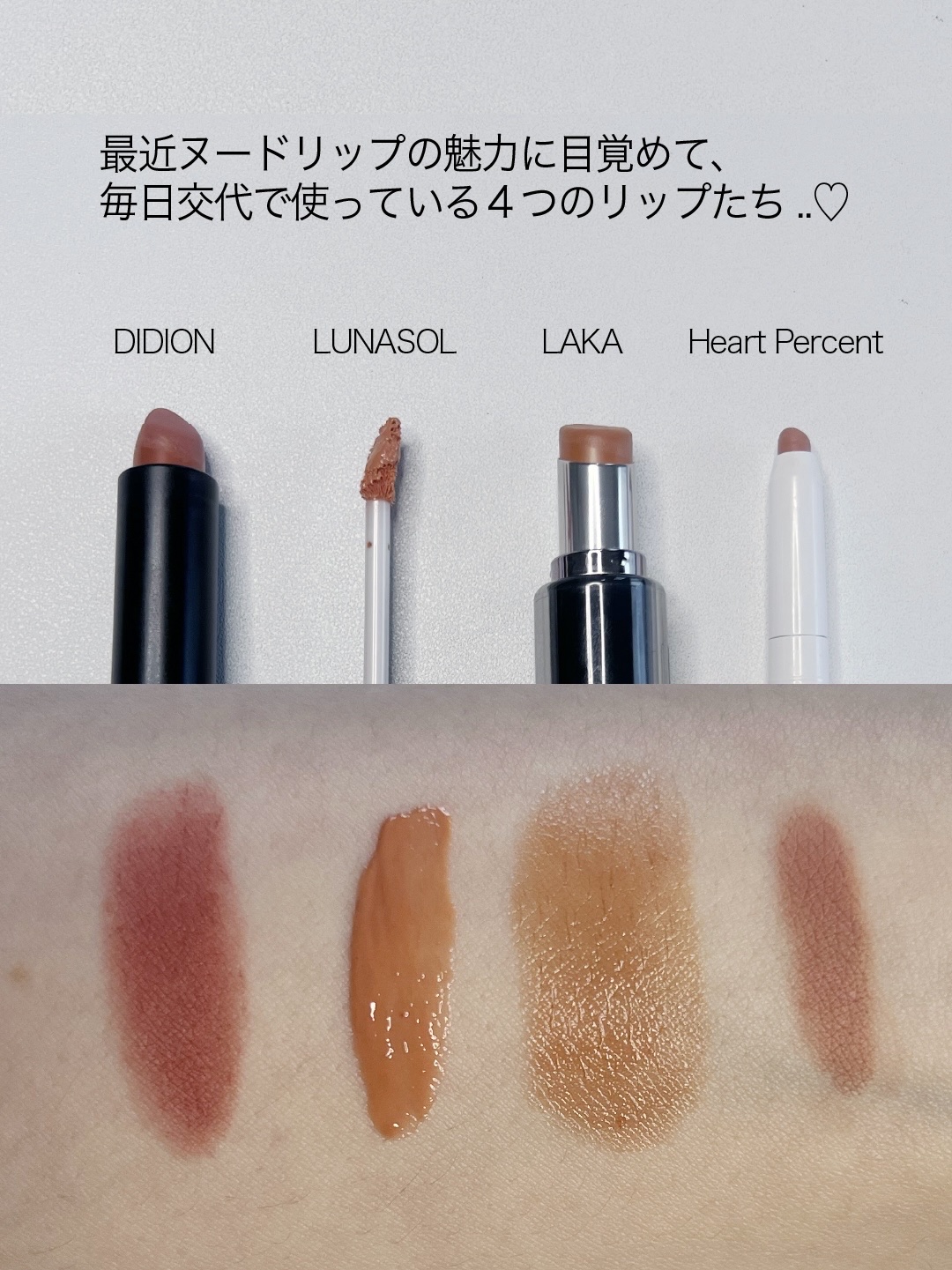 ドットオンムードリップペンシル/Heart Percent/リップライナーを使ったクチコミ（2枚目）