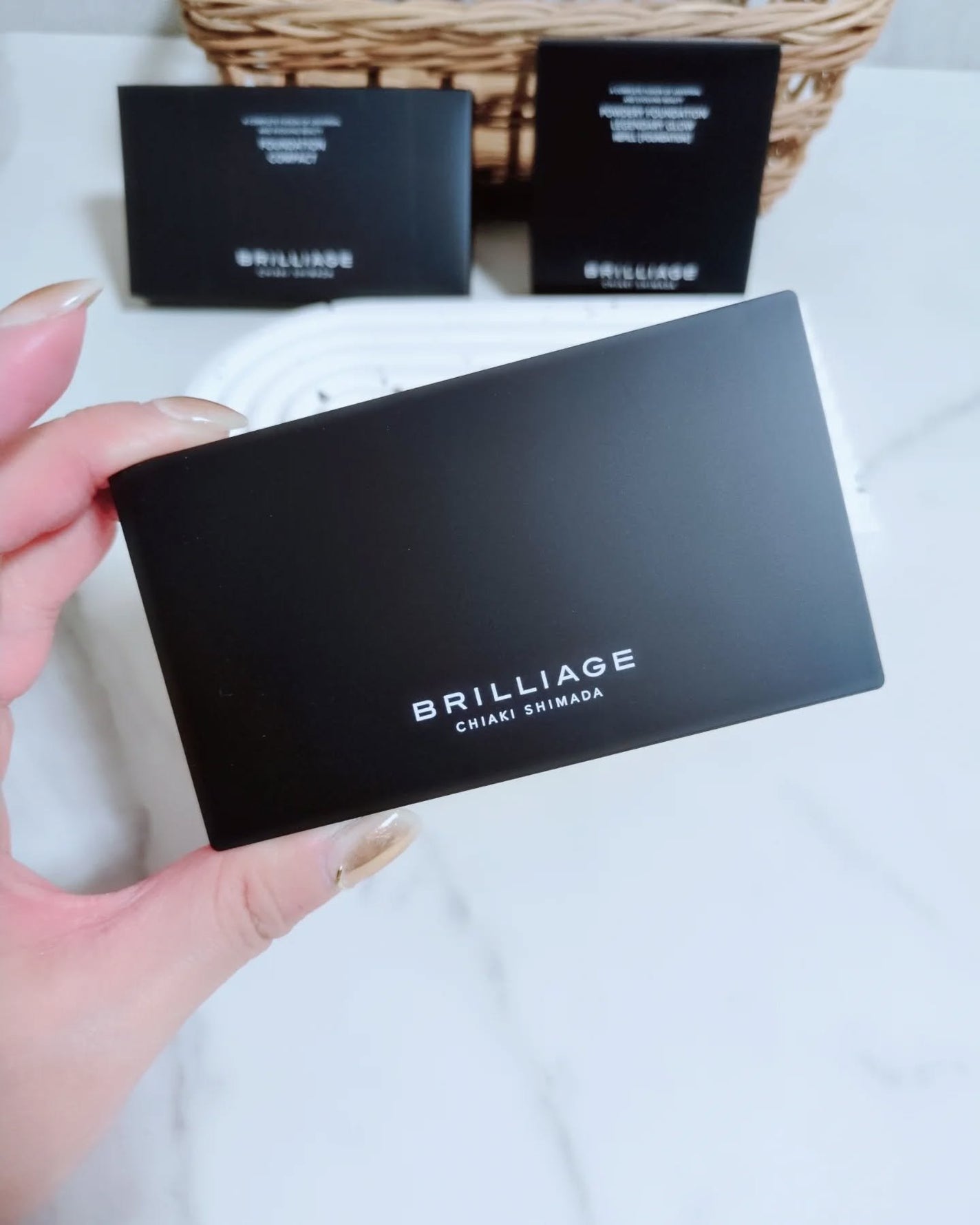 パウダリーファンデーション レジェンダリー グロウ/ブリリアージュ/パウダーファンデーションを使ったクチコミ(4枚目)