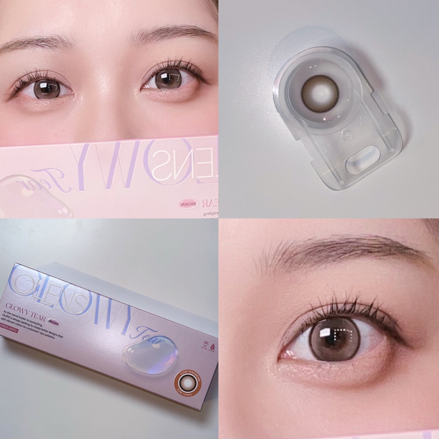 Glowy Tear 1day/OLENS/ワンデー(1DAY)カラコンを使ったクチコミ(1枚目)