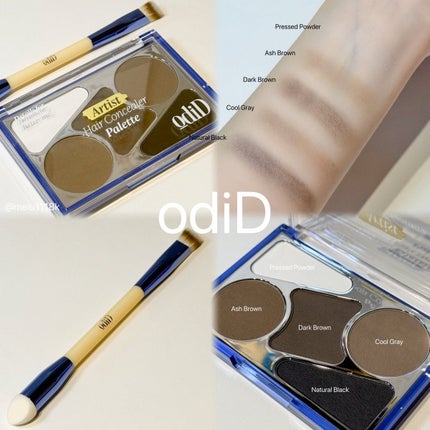 ヘアコンシーラーパレット&アーティスト デュアルブラシ/odiD/その他スタイリングを使ったクチコミ(1枚目)