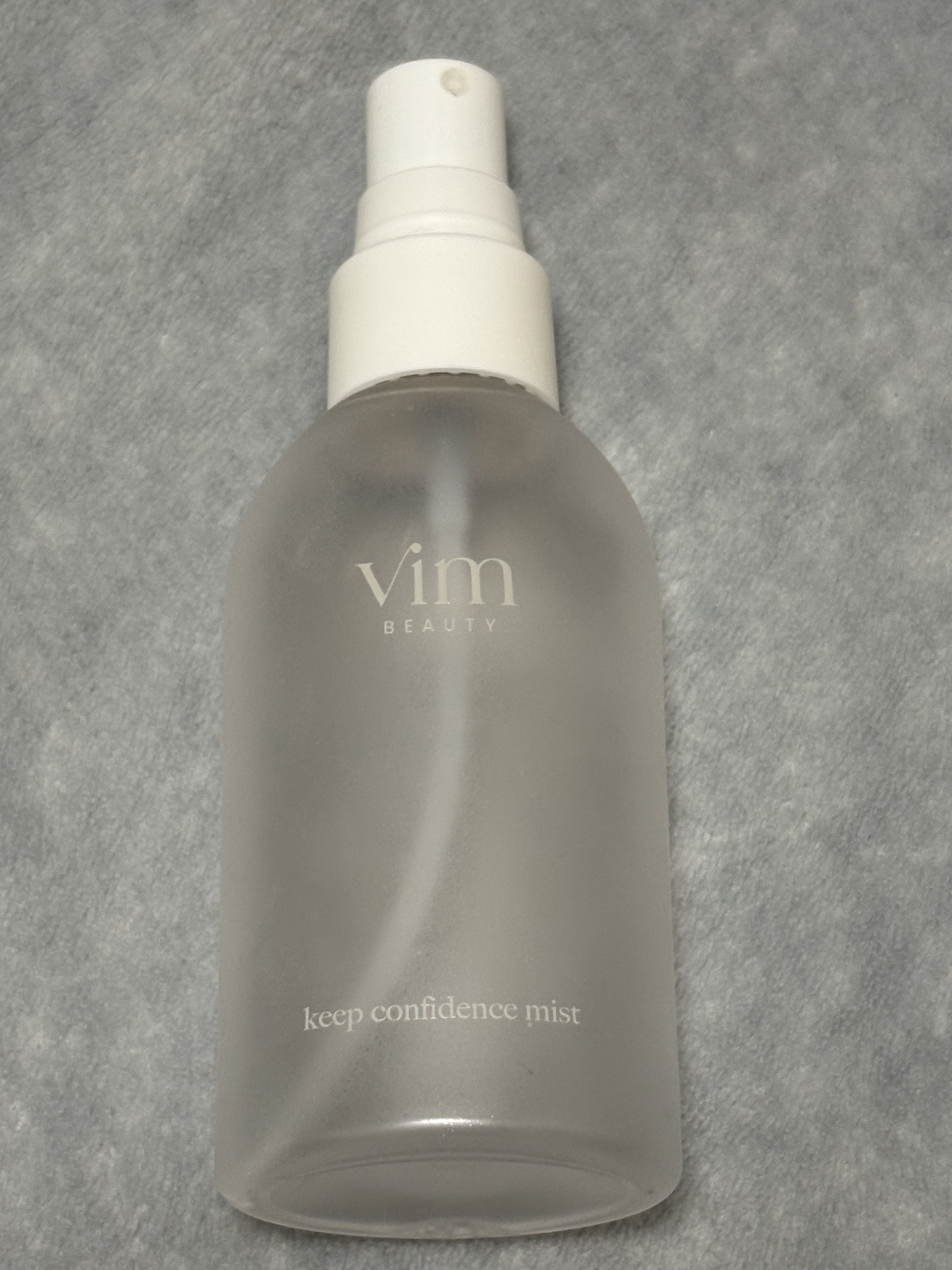 キープ コンフィデンス ミスト/vim BEAUTY/ミスト状化粧水を使ったクチコミ（1枚目）