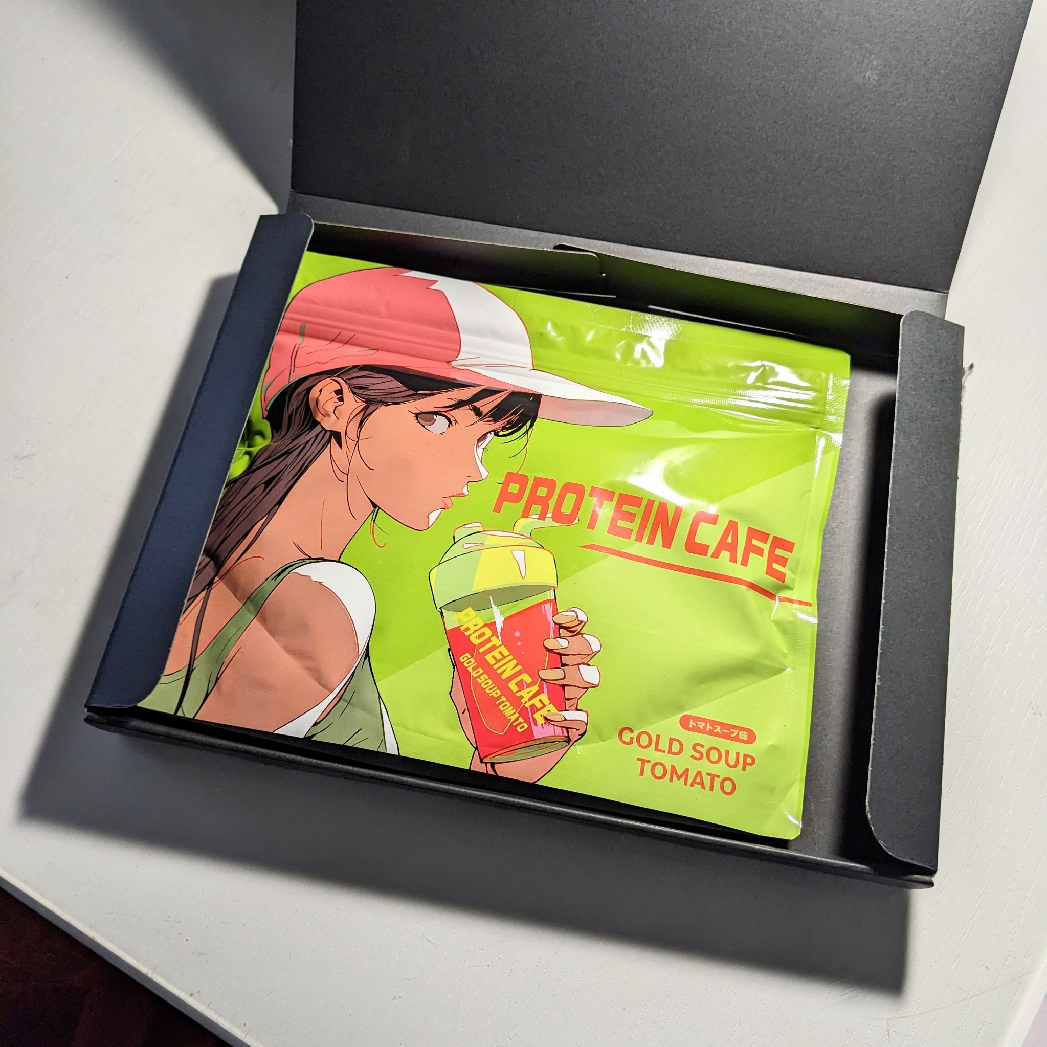 ゴールドスープトマト/プロテインカフェ/プロテインバーを使ったクチコミ（2枚目）