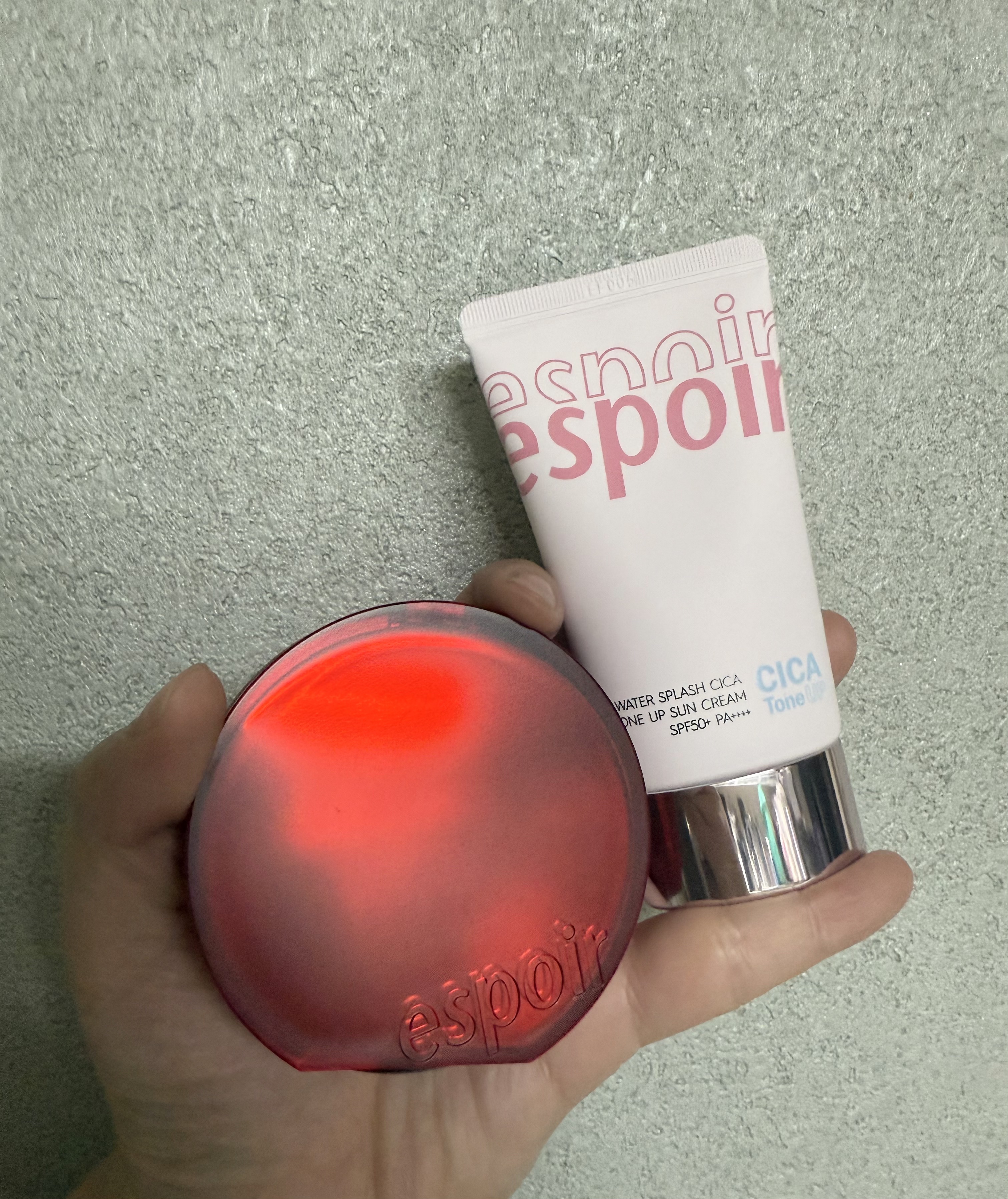 ウォータースプラッシュシカトーンアップクリーム/espoir/化粧下地を使ったクチコミ（1枚目）