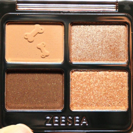 アニマルアイシャドウ(4シェード)/ZEESEA/アイシャドウパレットを使ったクチコミ(5枚目)