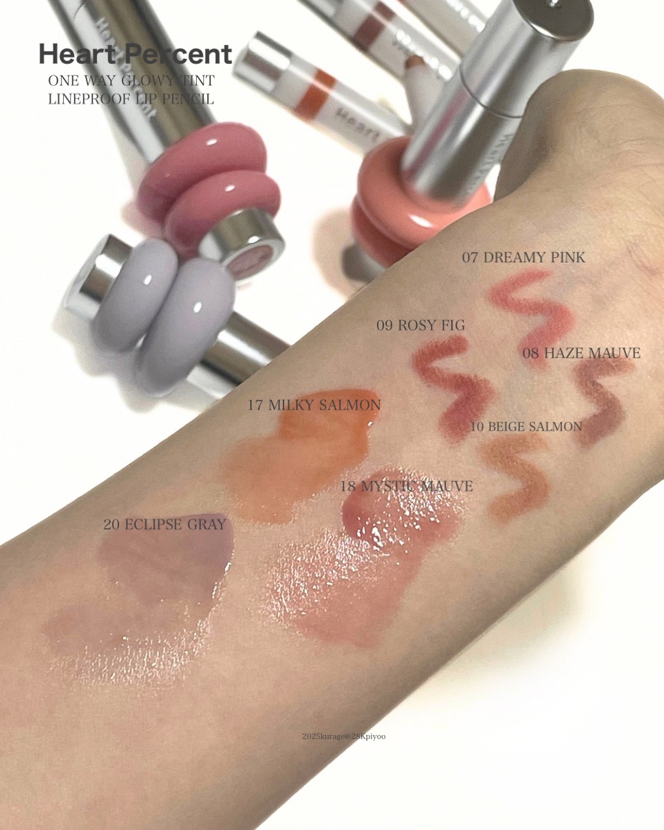 ドットオンムードワンウェイグロイティント/Heart Percent/リップティントを使ったクチコミ（1枚目）
