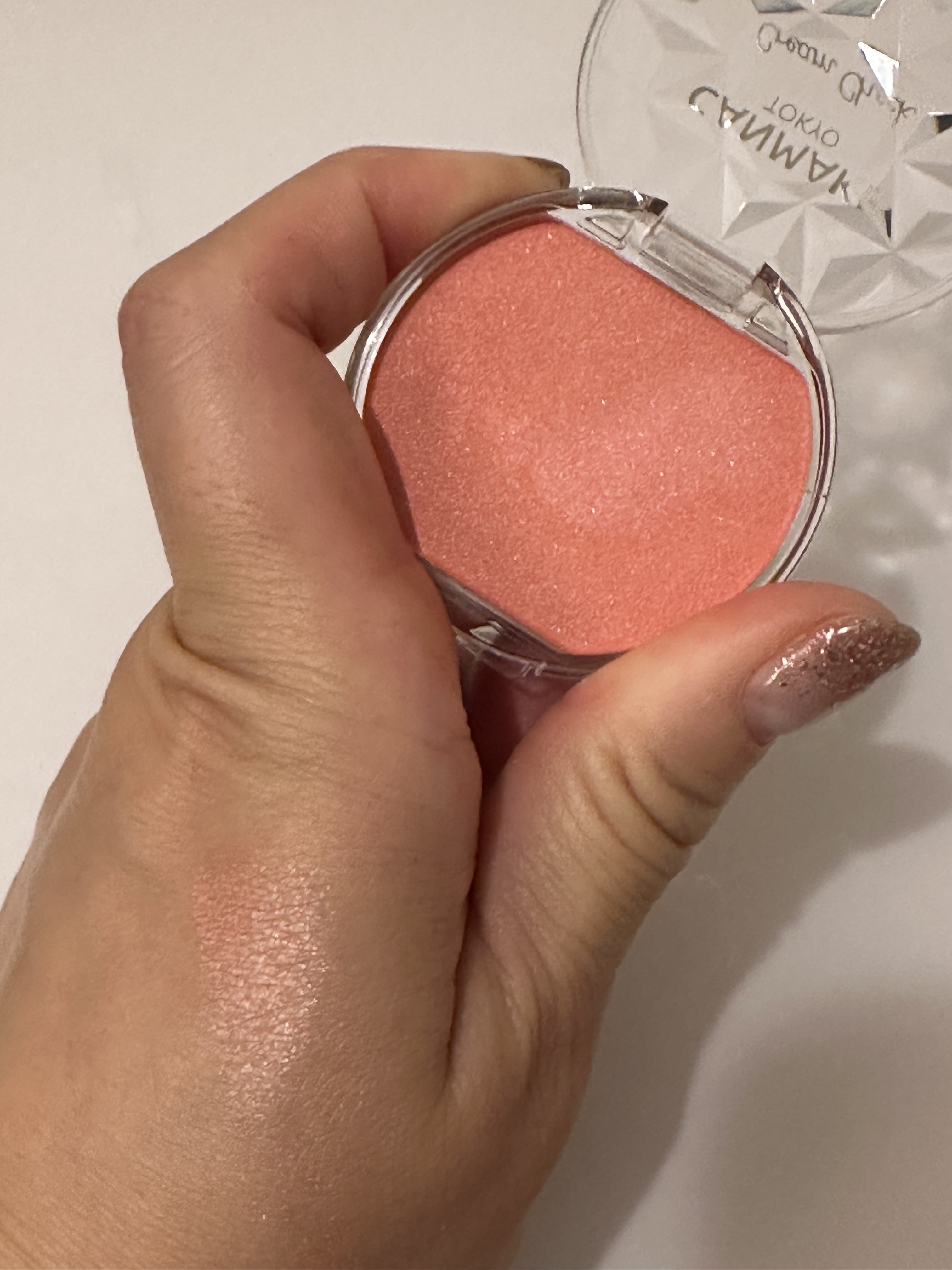 クリームチーク(パールタイプ)/キャンメイク/ジェル・クリームチークを使ったクチコミ（1枚目）