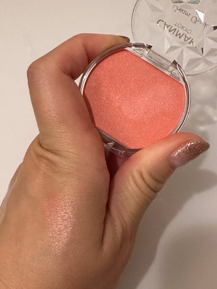 クリームチーク(パールタイプ)/キャンメイク/ジェル・クリームチークを使ったクチコミ(1枚目)