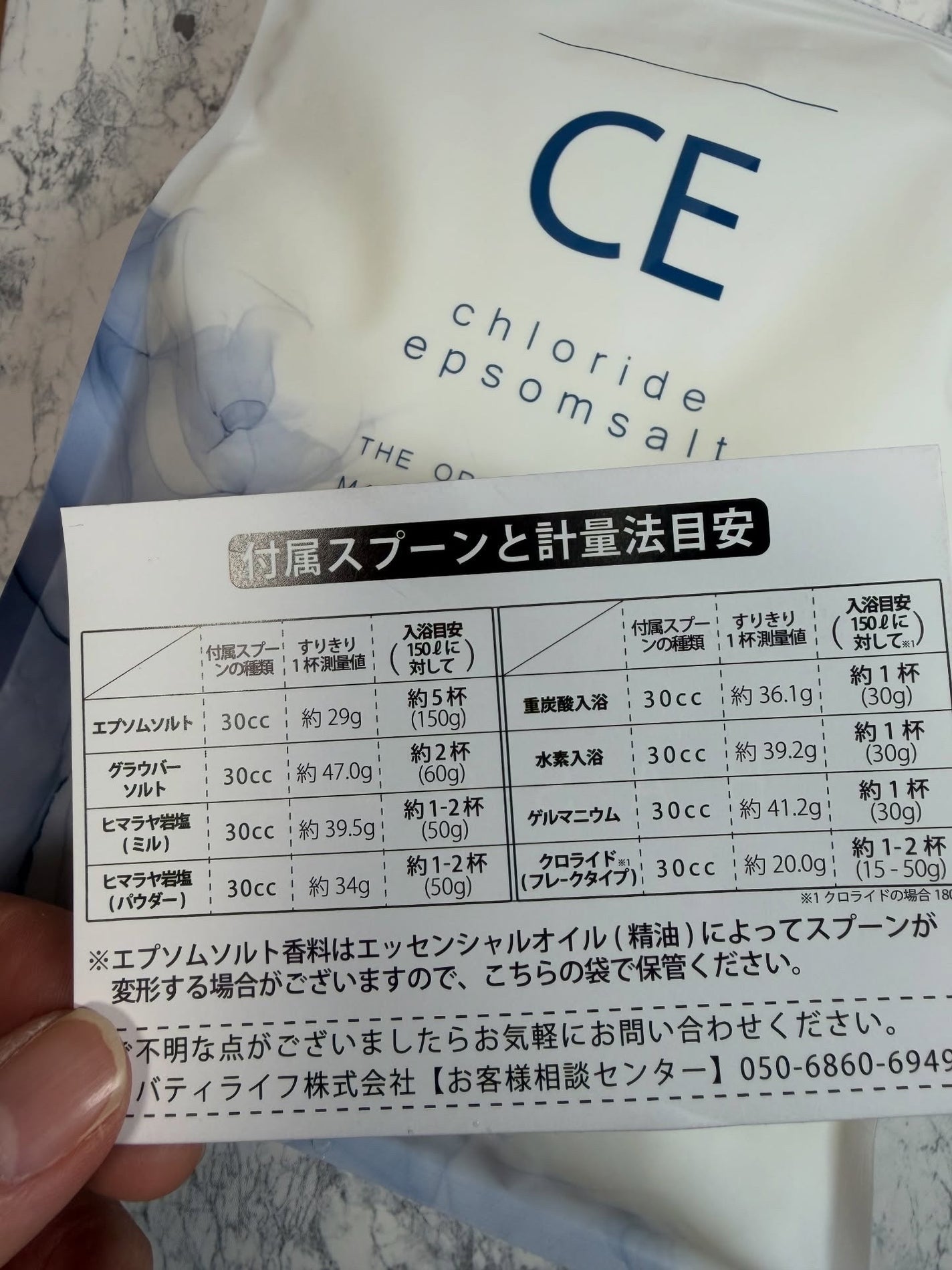 クロライドエプソムソルト/BASSPA/バスグッズを使ったクチコミ(5枚目)