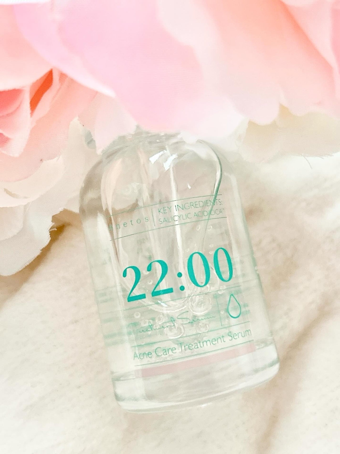 のぶあゆ on LIPS 「.💙22:00🕙💙アネトスアクネケアトリートメントセラム🌙寝る..」(7枚目)