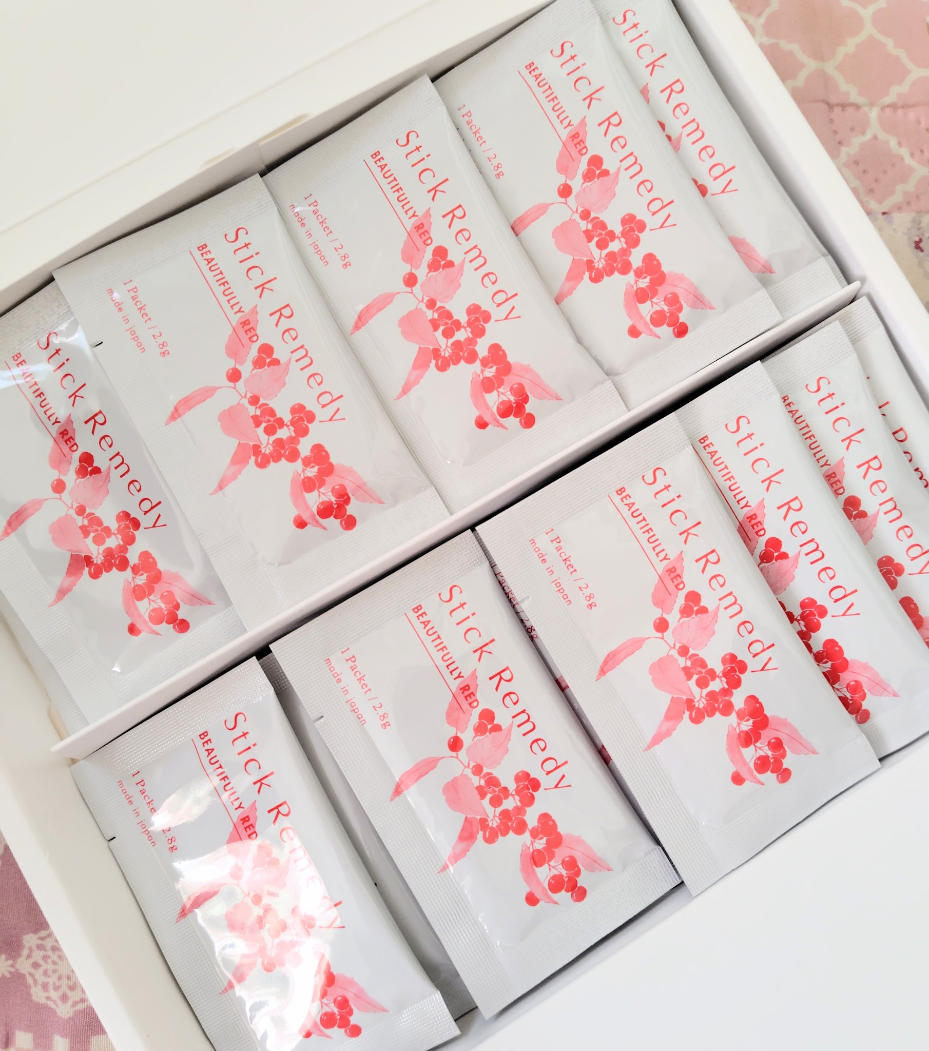 Beautifully Red/Stick Remedy/健康サプリメントを使ったクチコミ（2枚目）