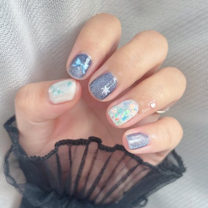 HOMEI ウィークリージェル/HOMEI/ジェルネイルを使ったクチコミ(5枚目)