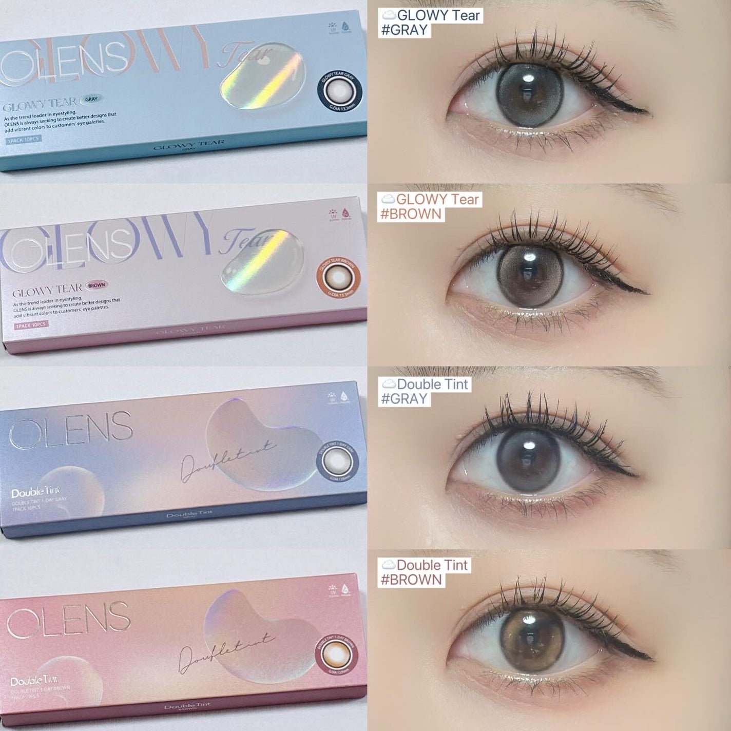 Double Tint 1day/OLENS/カラーコンタクトレンズを使ったクチコミ(2枚目)