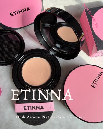 エティナ メッシュエアネス ナチュラルグロウ クッション/ETINNA/クッションファンデーションを使ったクチコミ(1枚目)
