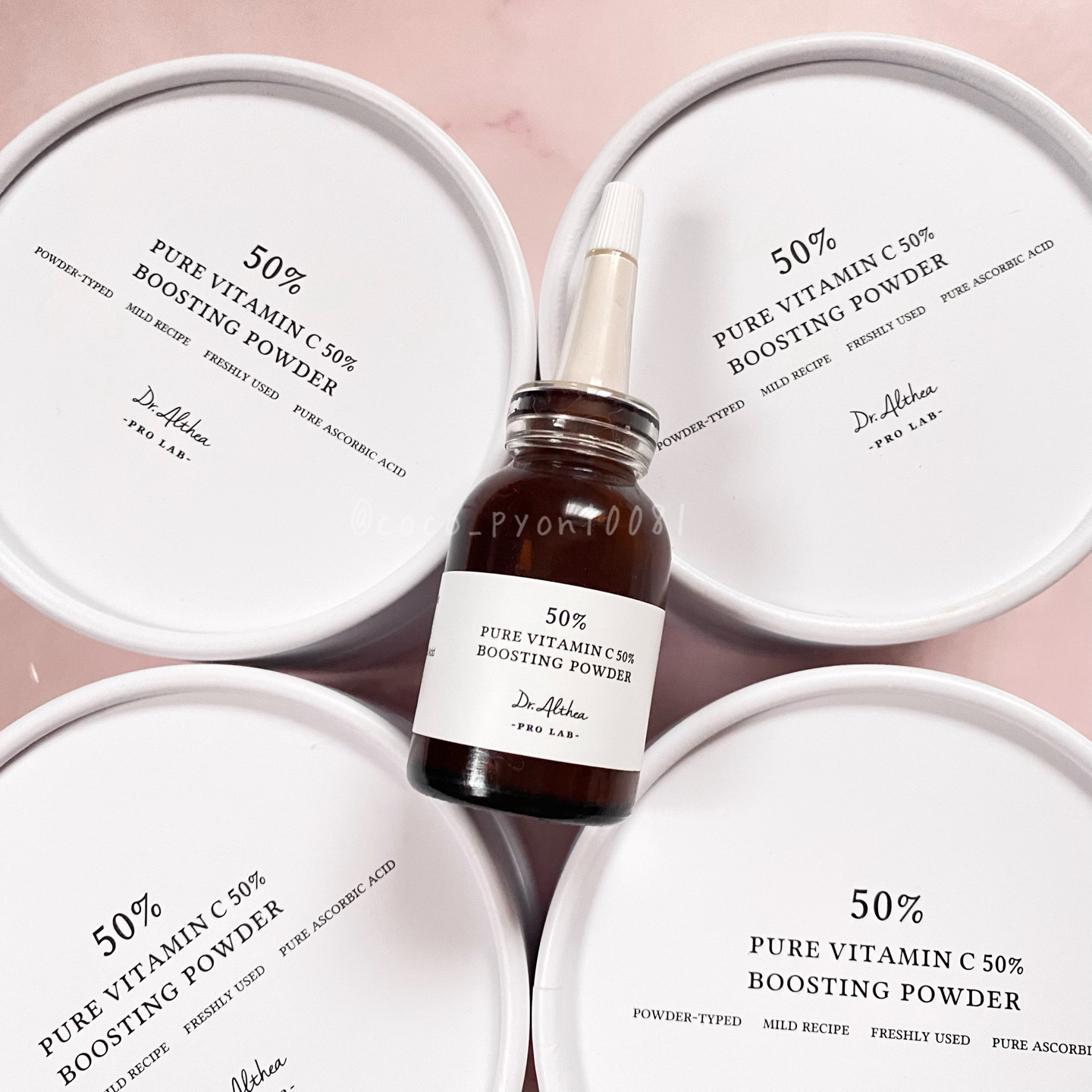 ピュアビタミンC 50％ ブースティングパウダー/Dr.Althea/フェイスパウダーを使ったクチコミ（2枚目）