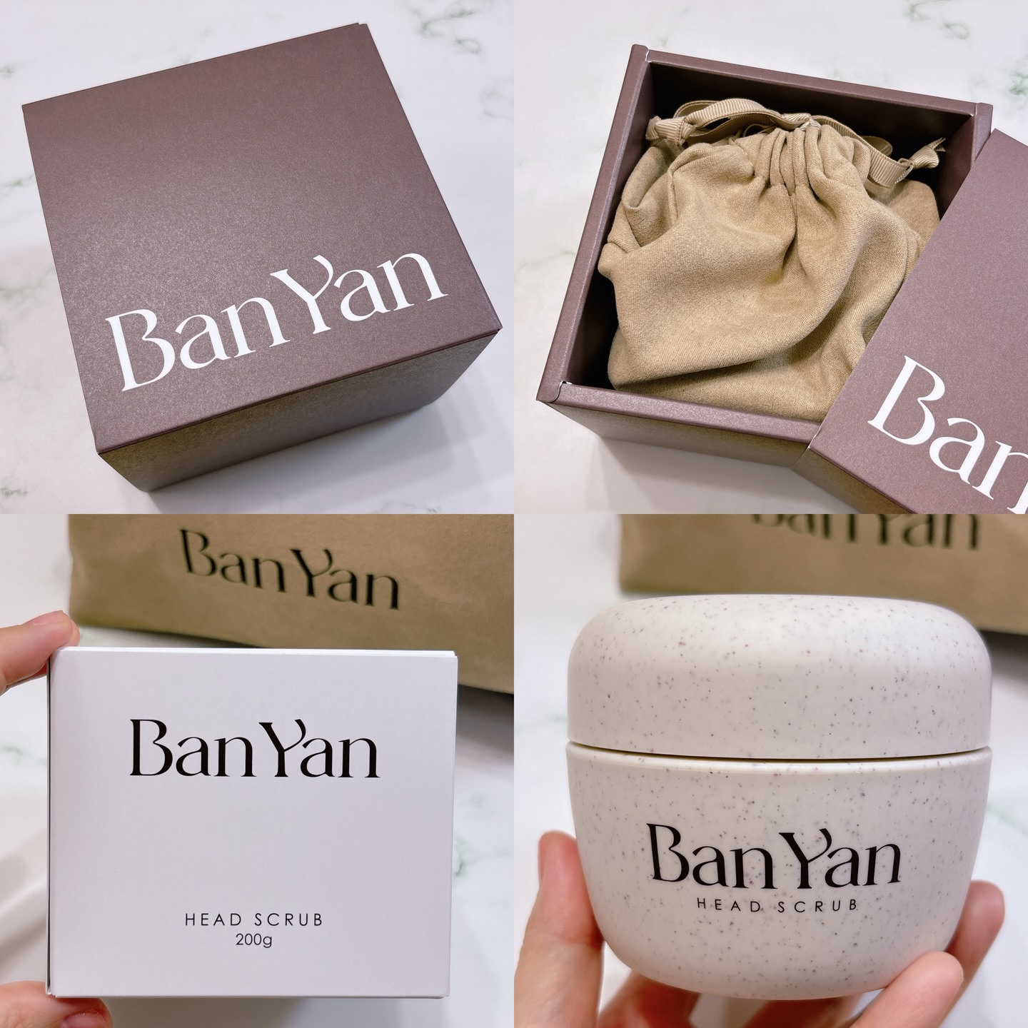 Ban-Yan Ban-Yan（バンヤン） ヘッドスクラブのクチコミ「Ban yan 様からいただきました。

Ban yan
ヘッドスクラブ ギフトセット

リラ.....」（2枚目）