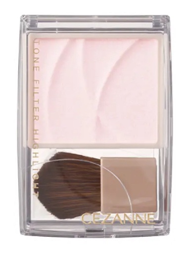 トーンフィルターハイライト/CEZANNE/パウダーハイライトを使ったクチコミ（2枚目）